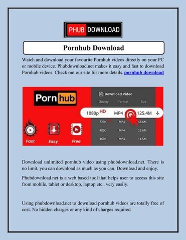 pornhub vedio download|PornAnts